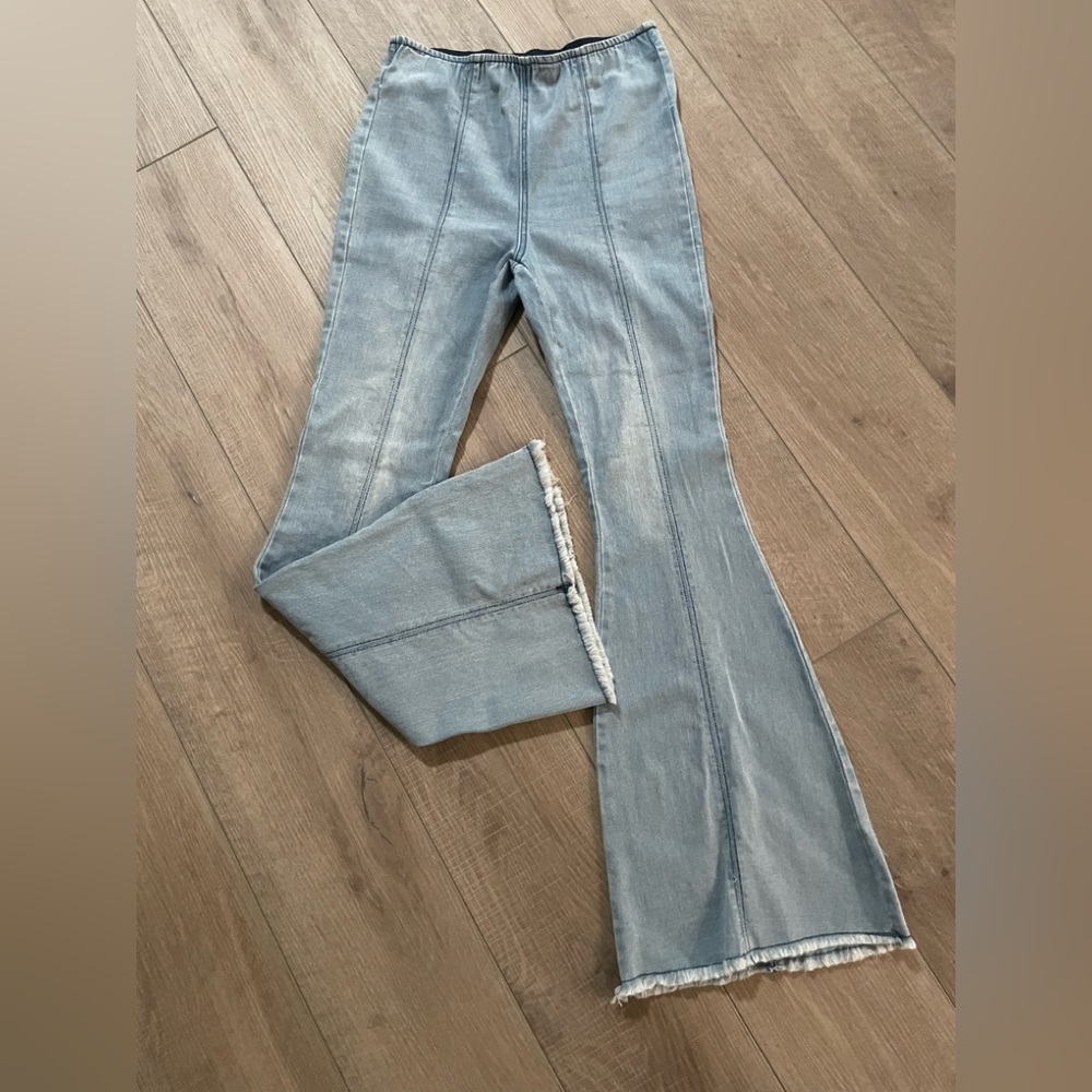 Tinseltown Light Blue Flare Jeans